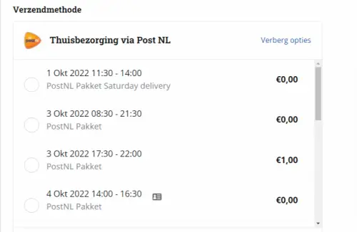 Winkelwagenaansturing 5 Winkelwagenaansturing en wms