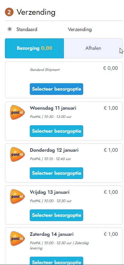 Hoe werkt de checkout module? 6 Checkout aansturing magento