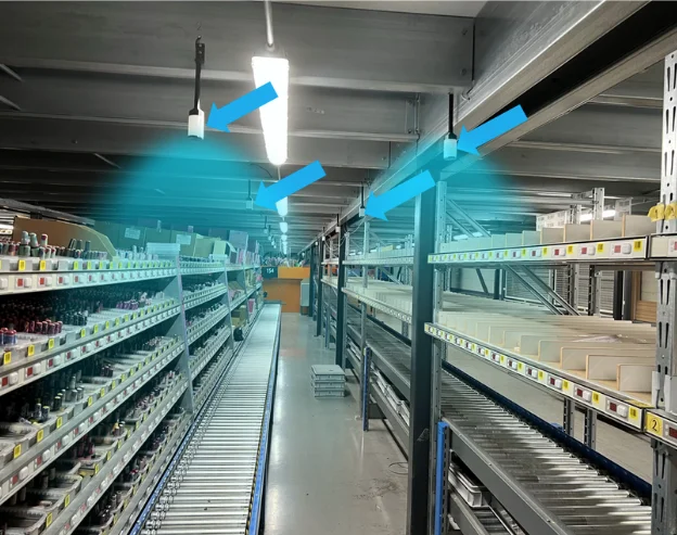 Nieuw: zone lampen voor de pick to light 1 Zone lampen voor pick to-light