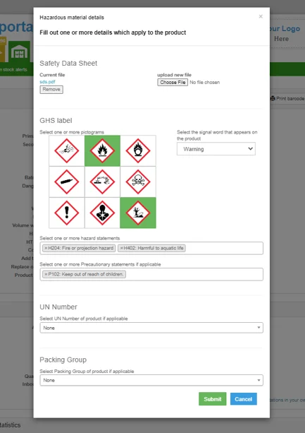 Wat is een dangerous good? 3 MontaWMS software wms en hardware