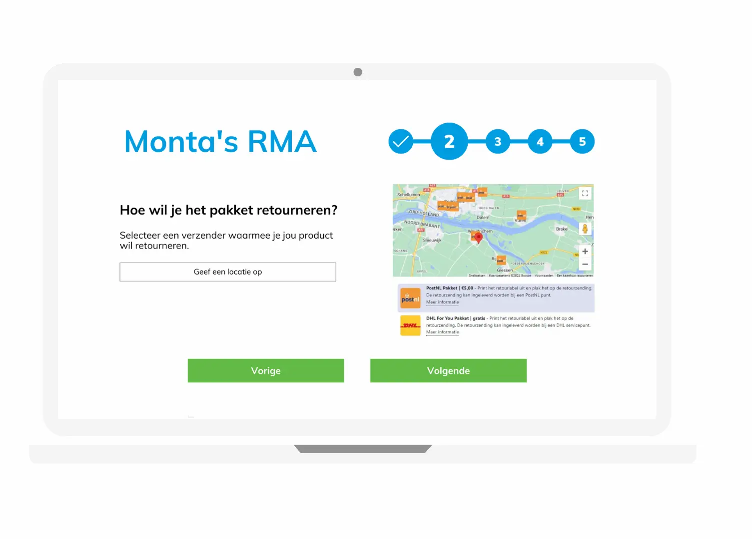 Retourportaal 11 RMA software wms