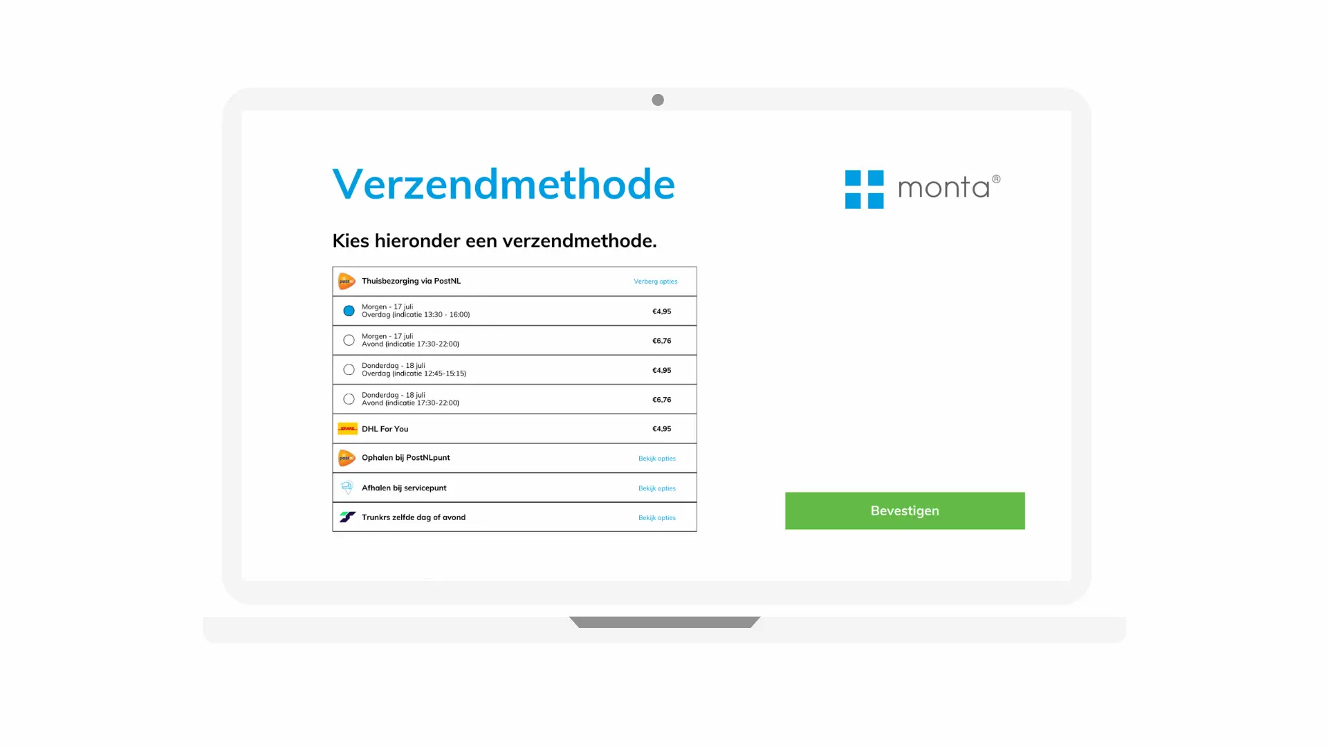 Checkoutmodule 3 Winkelwagenaansturing wms