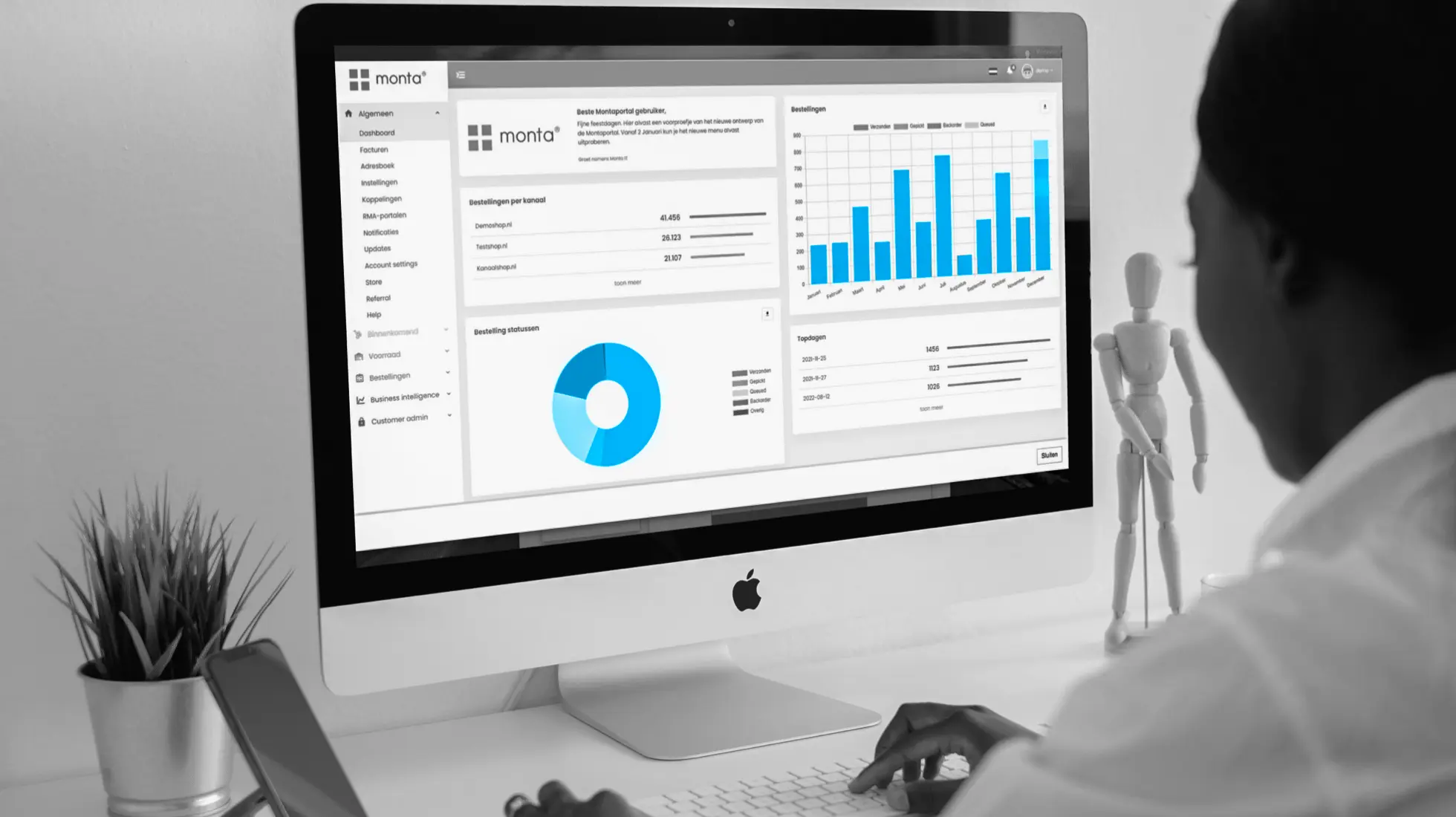 Verzendlabels printen 3 MontaWMS software wms en hardware