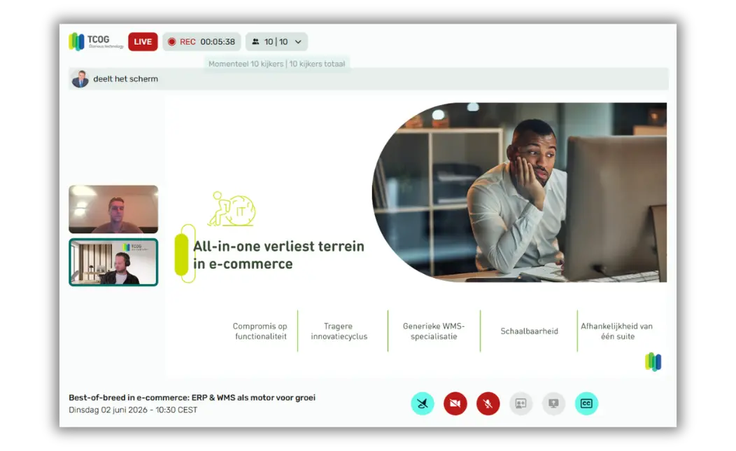 Webinar 'Best-of-breed in e-commerce' 1 MontaWMS brochure