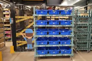 Bin racks small crates